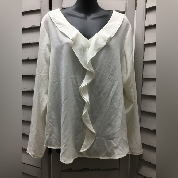 Ann Taylor blouse - elegant 💕 size L - Picture 1 of 2